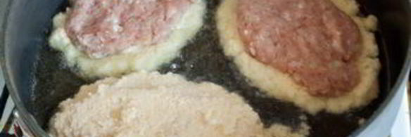 драники с мясом