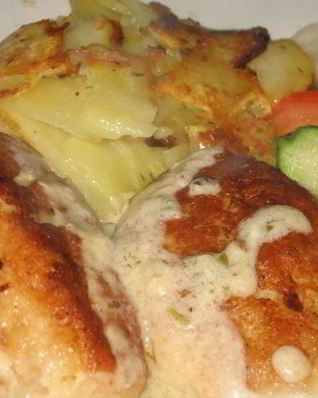 Рыбные фрикадельки в сметанном соусе