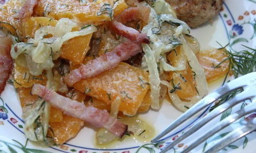 Рецепт гарнира из тыквы