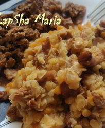 Чечевица с лисичками