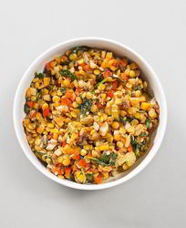 Чечевица с овощами