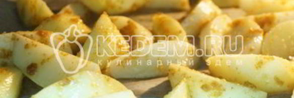 картофель дольками в духовке