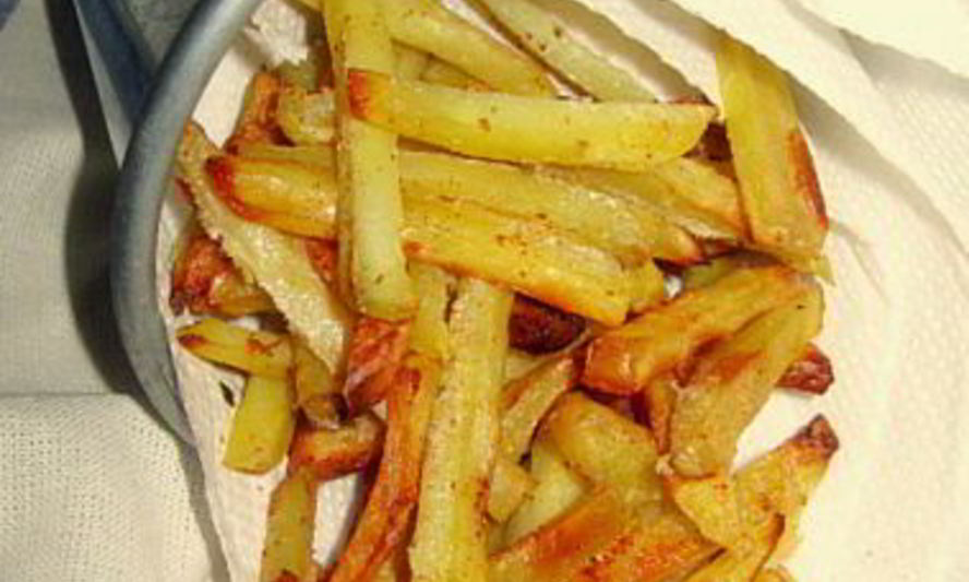 Рецепт картофеля фри без жира и масла