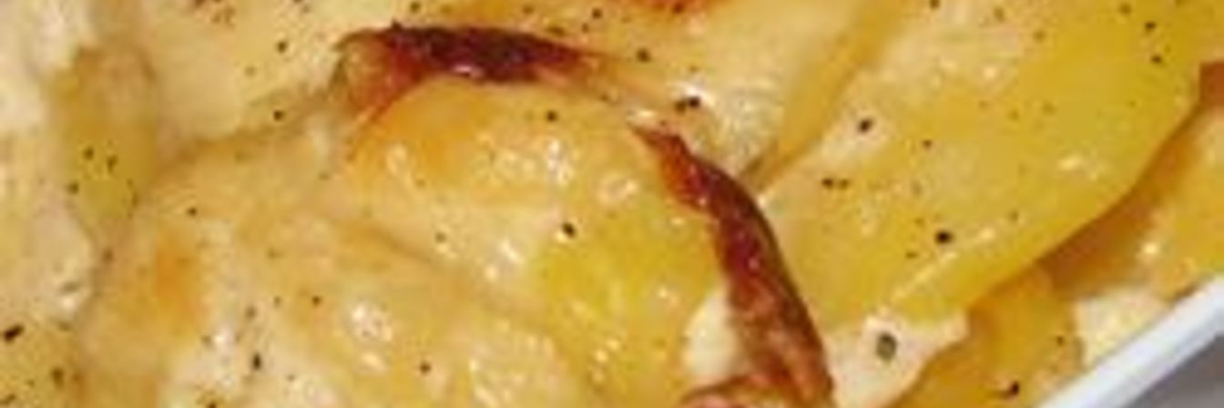 Картофель гратен с чесноком