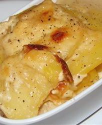 Картофель гратен с чесноком