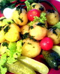 Картофель ленивый в микроволновке