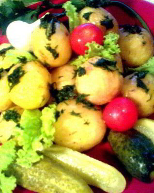 Картофель ленивый в микроволновке