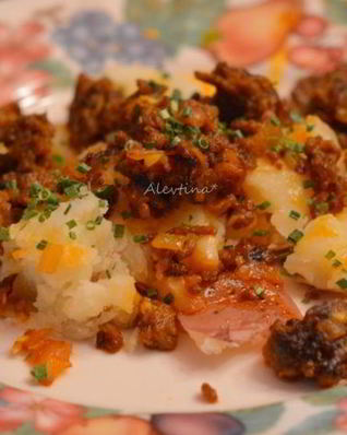 Картофель с чоризо