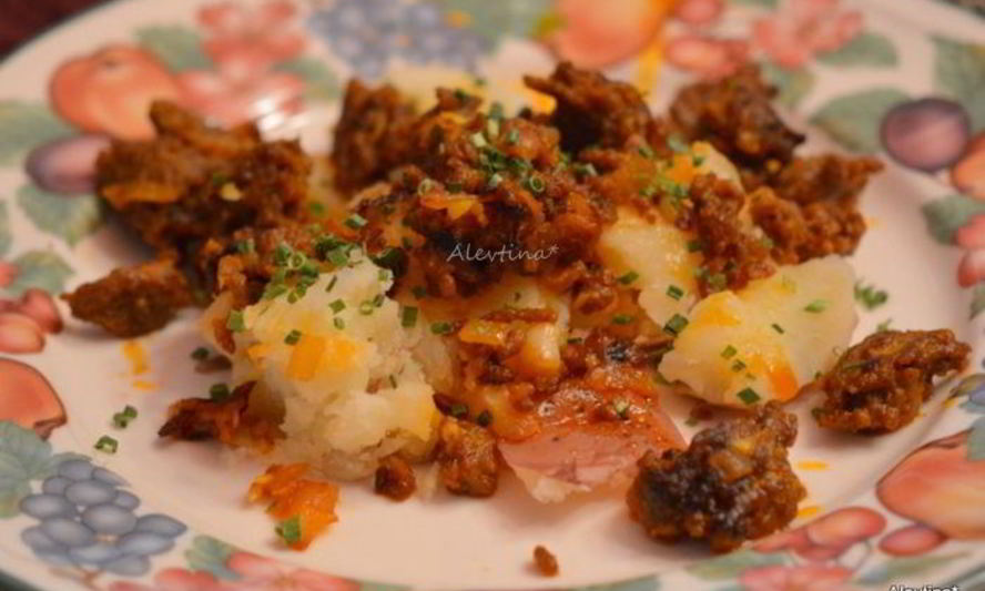 Рецепт картофеля с чоризо