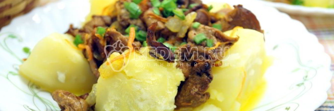 Картофель с грибами