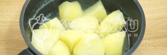 картофель с грибами