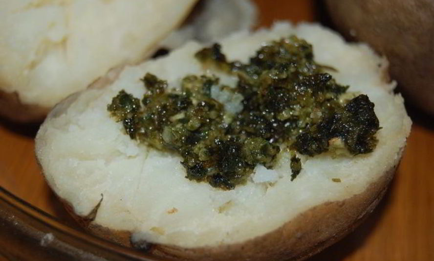 Рецепт картофеля с весенними мятными нотками