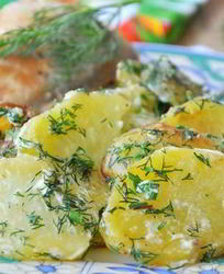 Картофель со сливками