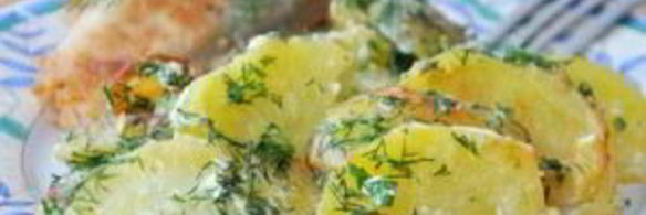 картофель со сливками