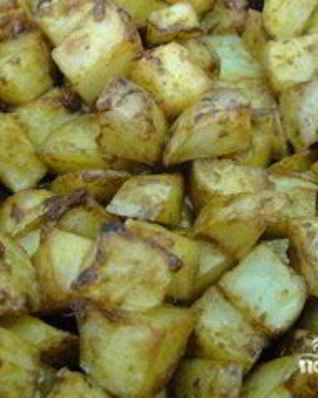 Картофель в духовке с пармезаном