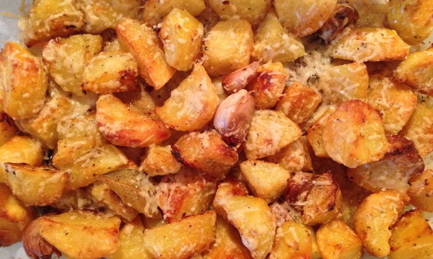 Рецепт картофеля в корочке из лимона и пармезана