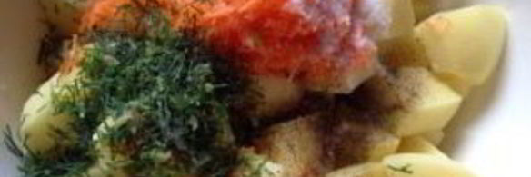 картофель в пакете для запекания