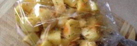 картофель в пакете для запекания