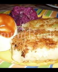 Картофельные крокеты с луком