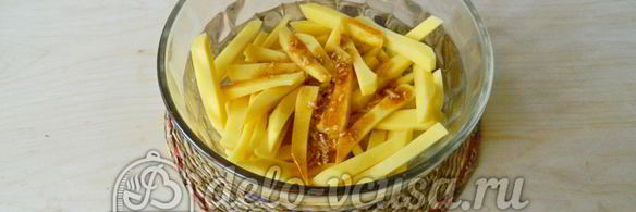 картошка фри в духовке
