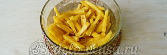 картошка фри в духовке