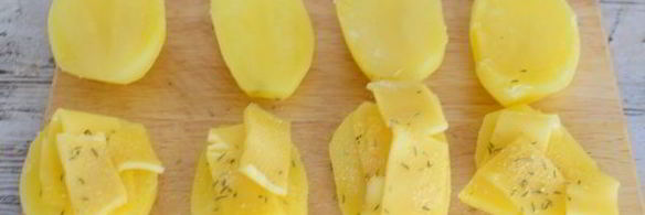 картошка с беконом и сыром в духовке