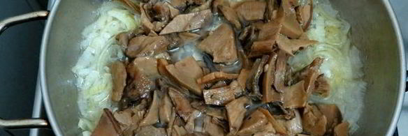 картошка с белыми грибами в духовке