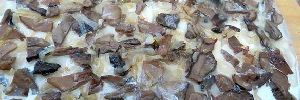 картошка с белыми грибами в духовке