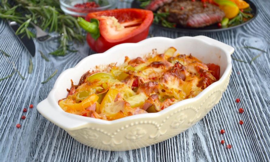 Рецепт картошки с сосисками в духовке