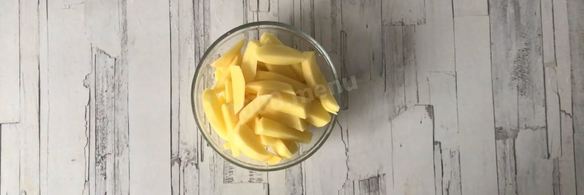 картошка с сосисками в духовке