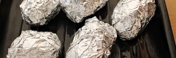 картошка с сыром в фольге в духовке