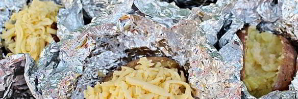 картошка с сыром в фольге в духовке