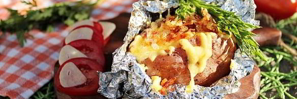 картошка с сыром в фольге в духовке