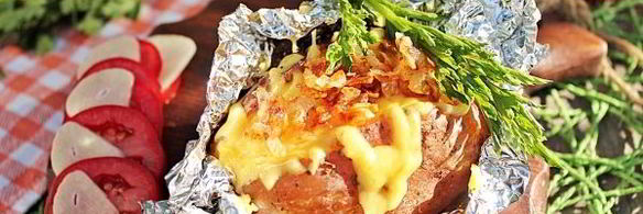 картошка с сыром в фольге в духовке