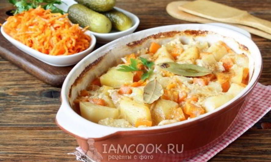Рецепт картошки в кефире в духовке