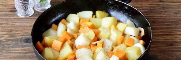 картошка в кефире в духовке