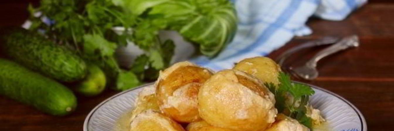 Картошка в молоке в духовке