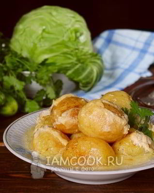 Картошка в молоке в духовке