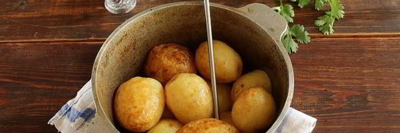 картошка в молоке в духовке