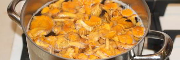 картошка жареная с лисичками