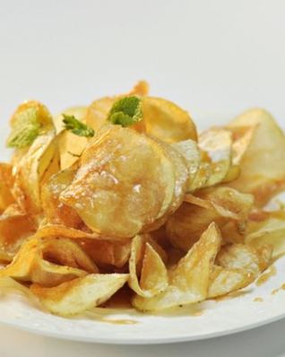 Хрустящий картофель с карамелью