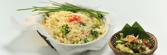 кхао пад пуу — жареный рис с крабом