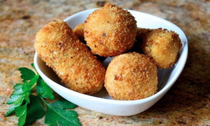 Рецепт крокетов из картофеля с грибами и сыром