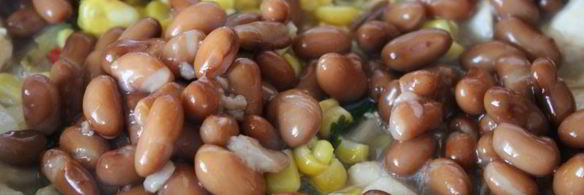 лимонный рис с курицей, кинзой и фасолью