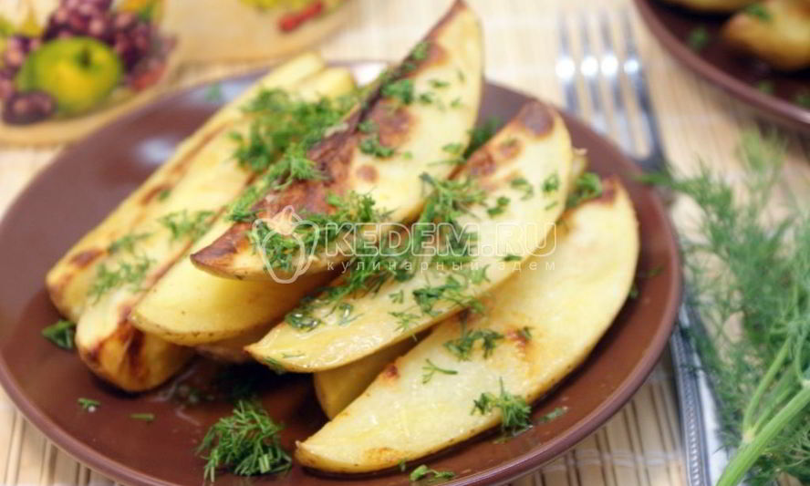 Рецепт молодого картофеля с укропом и чесноком