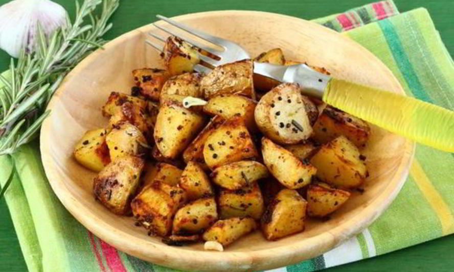 Рецепт пряного картофеля в горчице