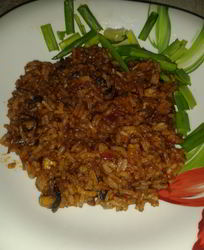 Пряный рис с мидиями