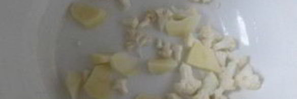 пюре из цветной капусты и картофеля