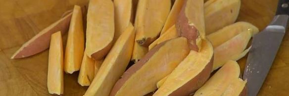 рис с бататом, клюквой и гранатом