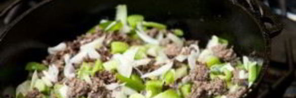 рис с фаршем и овощами